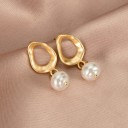 Dames oorbellen met parels G857 26