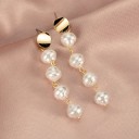 Dames oorbellen met parels G857 30