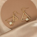 Dames oorbellen met parels G857 7