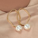Dames oorbellen met parels G857 13