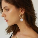 Dames oorbellen met parels G857 4