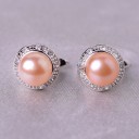Dames oorbellen met parels H797 3