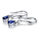 Dames oorbellen met steen R61 1