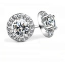 Dames oorbellen met steentjes R49 1