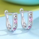 Dames oorbellen met stenen R103 7