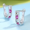 Dames oorbellen met stenen R103 2