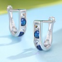 Dames oorbellen met stenen R103 3