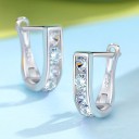 Dames oorbellen met stenen R103 4