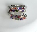 Dames oorbellen met stenen R34 1