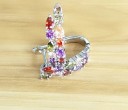 Dames oorbellen met stenen R34 2