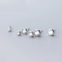 Dames oorbellen met stenen R67 3