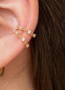 Dames oorbellen met strass steentjes R14 1