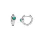 Dames oorbellen met turquoise 2