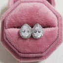 Dames oorbellen met zirkonen G343 16