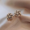 Dames oorbellen met zirkonen G395 5