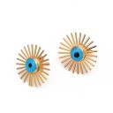 Dames oorbellen met zirkonen G575 18
