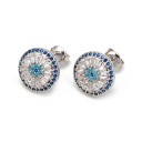 Dames oorbellen met zirkonen G575 22
