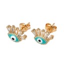 Dames oorbellen met zirkonen G575 4