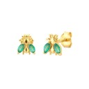 Dames oorbellen met zirkonen G641 65