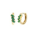 Dames oorbellen met zirkonen G641 71