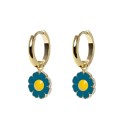 Dames oorbellen met zirkonen G641 12