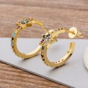 Dames oorbellen met zirkonen G668 10