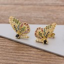 Dames oorbellen met zirkonen G668 14