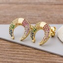 Dames oorbellen met zirkonen G668 16
