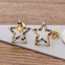 Dames oorbellen met zirkonen G668 1