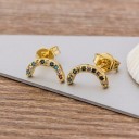 Dames oorbellen met zirkonen G668 3