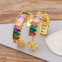 Dames oorbellen met zirkonen H863 1