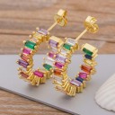 Dames oorbellen met zirkonen H863 4