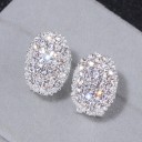 Dames oorbellen met zirkonen J120 1