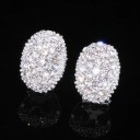 Dames oorbellen met zirkonen J120 4