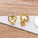 Dames oorbellen met zirkonen J452 8