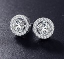 Dames oorbellen met zirkoon J1753 10