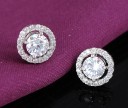 Dames oorbellen met zirkoon J1753 3