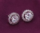 Dames oorbellen met zirkoon J1753 5