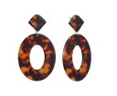 Dames oorbellen Ovals J2390 8