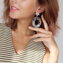 Dames oorbellen Ovals J2390 2