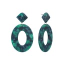 Dames oorbellen Ovals J2390 4