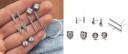 Dames oorbellen set - 5 paar 2