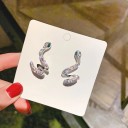 Dames oorbellen slang G732 5