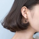 Dames oorbellen veiligheidsspeld R59 4