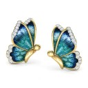 Dames oorbellen vlinders G1048 4