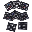 Dames oorstekers 12 paar G614 2