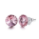Dames oorstekers met kristal G813 16