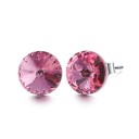 Dames oorstekers met kristal G813 20