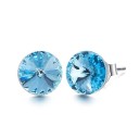 Dames oorstekers met kristal G813 8