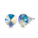 Dames oorstekers met kristal G813 10